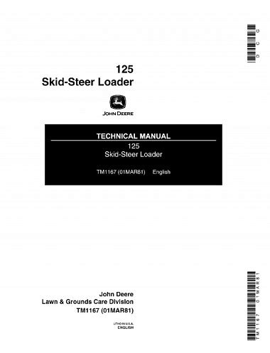 john deere 125 skid steer manual|john deere 125 starter.